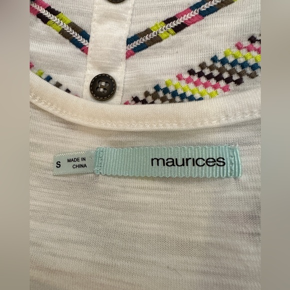 Maurices Embroidered tank top - Picture 4 of 5
